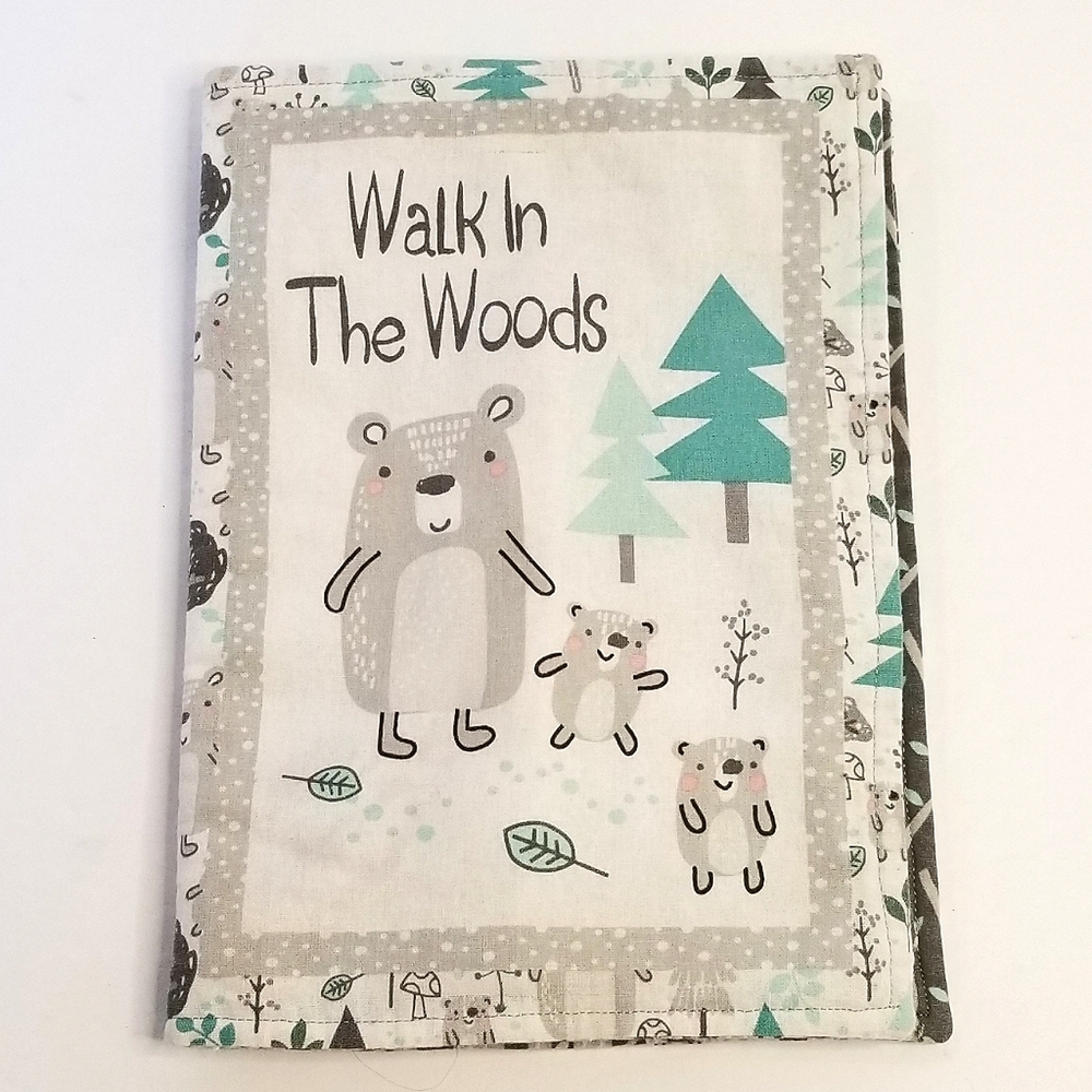 Rene Rofe 'Walk in the Woods' Cloth/Fabric Picture Book- 10 pages